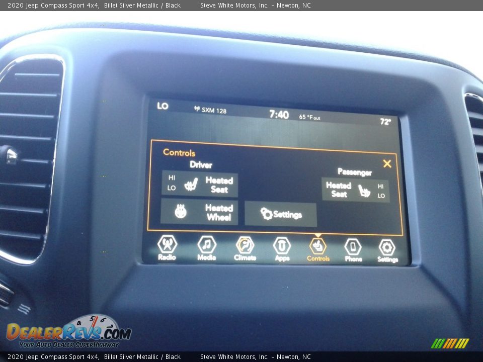 2020 Jeep Compass Sport 4x4 Billet Silver Metallic / Black Photo #23