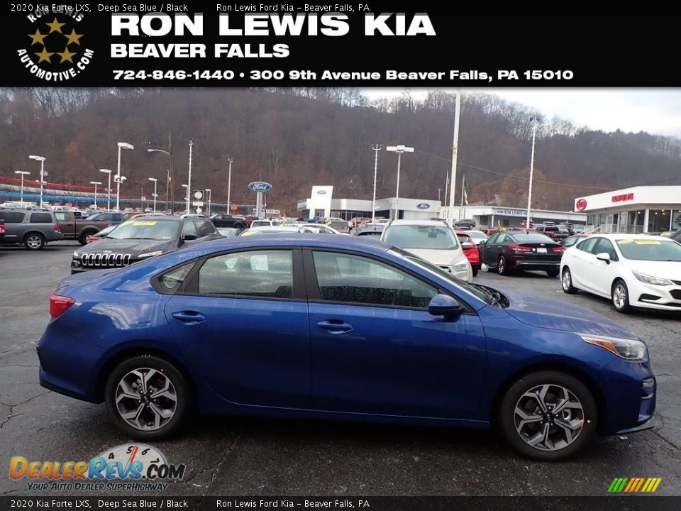 2020 Kia Forte LXS Deep Sea Blue / Black Photo #1