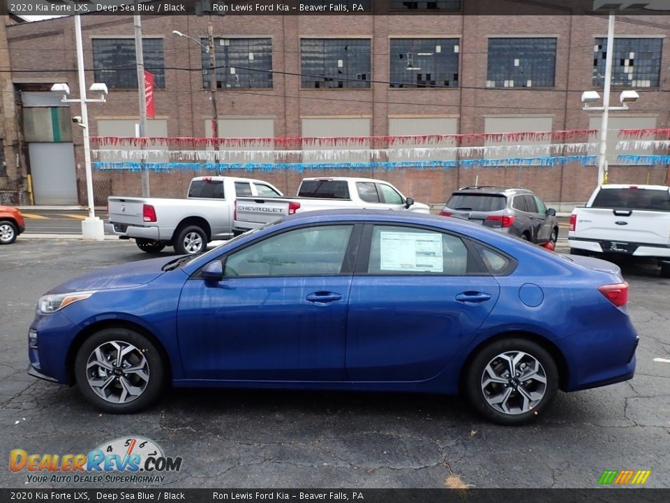 2020 Kia Forte LXS Deep Sea Blue / Black Photo #6