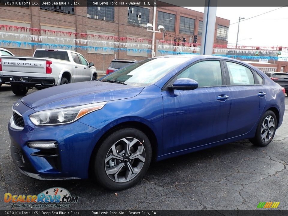 2020 Kia Forte LXS Deep Sea Blue / Black Photo #7
