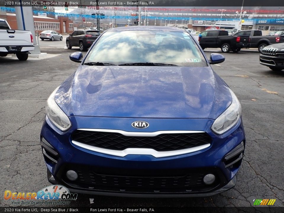 2020 Kia Forte LXS Deep Sea Blue / Black Photo #8