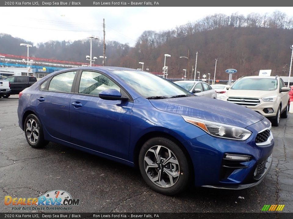 2020 Kia Forte LXS Deep Sea Blue / Black Photo #9