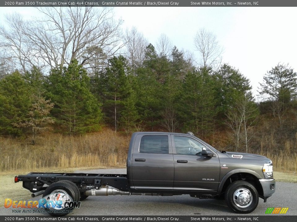 Granite Crystal Metallic 2020 Ram 3500 Tradesman Crew Cab 4x4 Chassis Photo #5