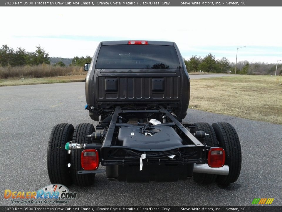 2020 Ram 3500 Tradesman Crew Cab 4x4 Chassis Granite Crystal Metallic / Black/Diesel Gray Photo #7