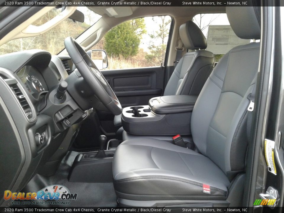 Front Seat of 2020 Ram 3500 Tradesman Crew Cab 4x4 Chassis Photo #10