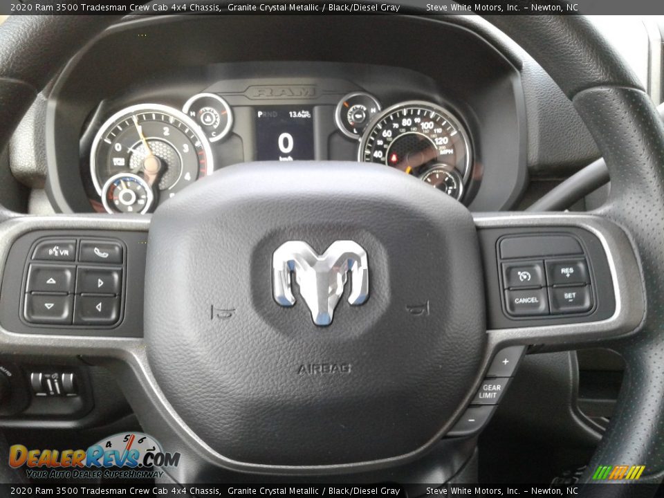2020 Ram 3500 Tradesman Crew Cab 4x4 Chassis Steering Wheel Photo #17