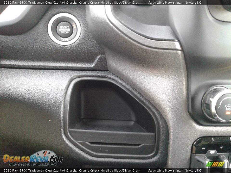 2020 Ram 3500 Tradesman Crew Cab 4x4 Chassis Granite Crystal Metallic / Black/Diesel Gray Photo #19