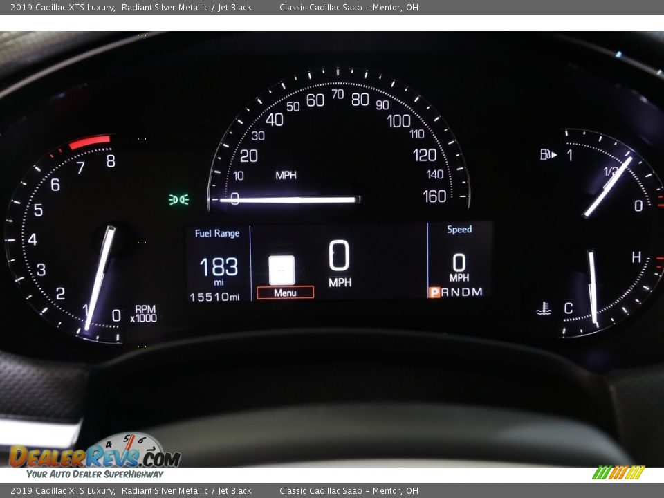 2019 Cadillac XTS Luxury Radiant Silver Metallic / Jet Black Photo #10