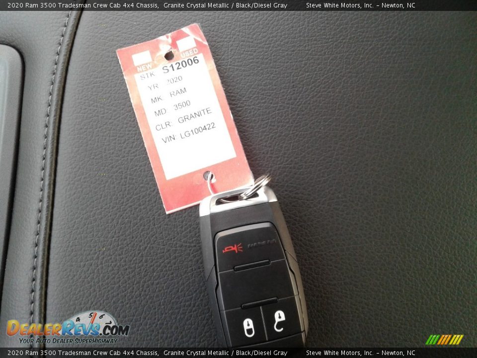 2020 Ram 3500 Tradesman Crew Cab 4x4 Chassis Granite Crystal Metallic / Black/Diesel Gray Photo #25