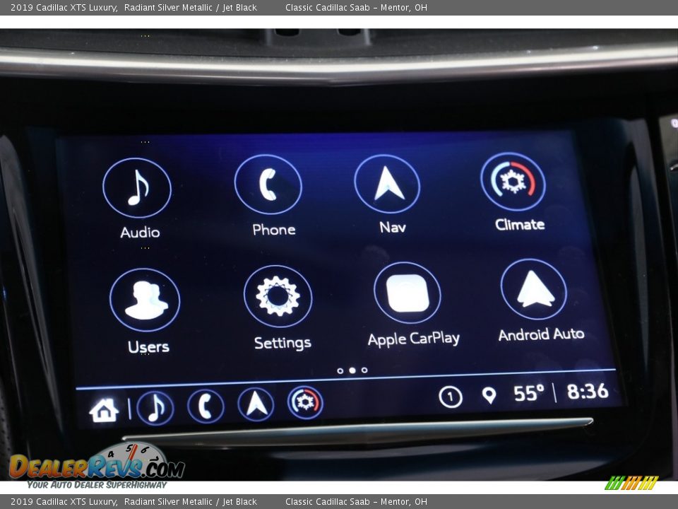 2019 Cadillac XTS Luxury Radiant Silver Metallic / Jet Black Photo #11