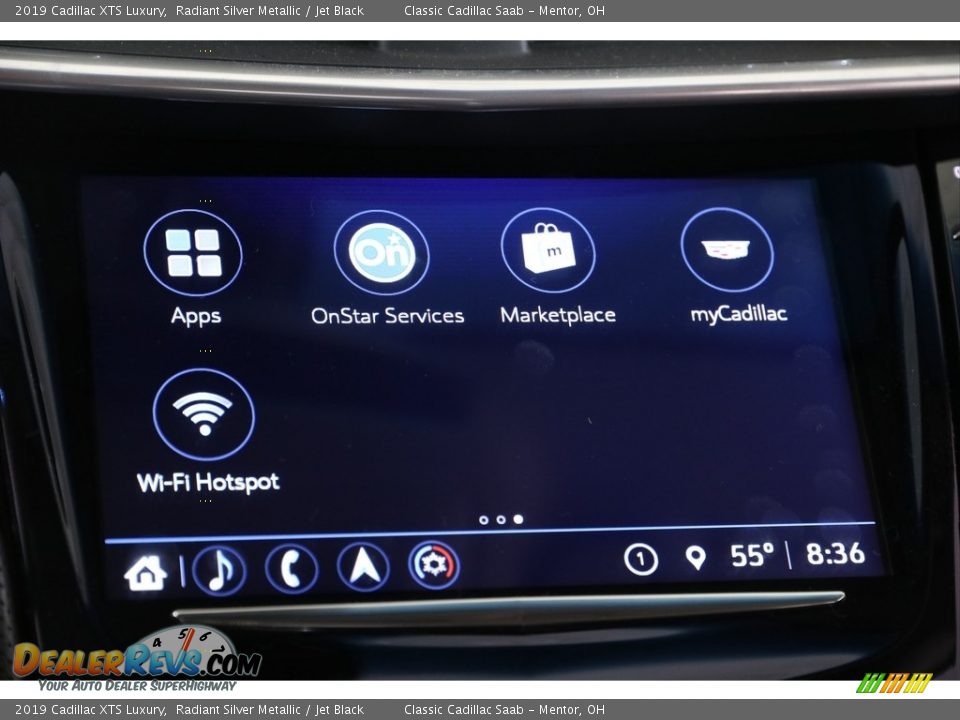 2019 Cadillac XTS Luxury Radiant Silver Metallic / Jet Black Photo #12