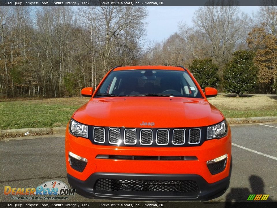 2020 Jeep Compass Sport Spitfire Orange / Black Photo #3