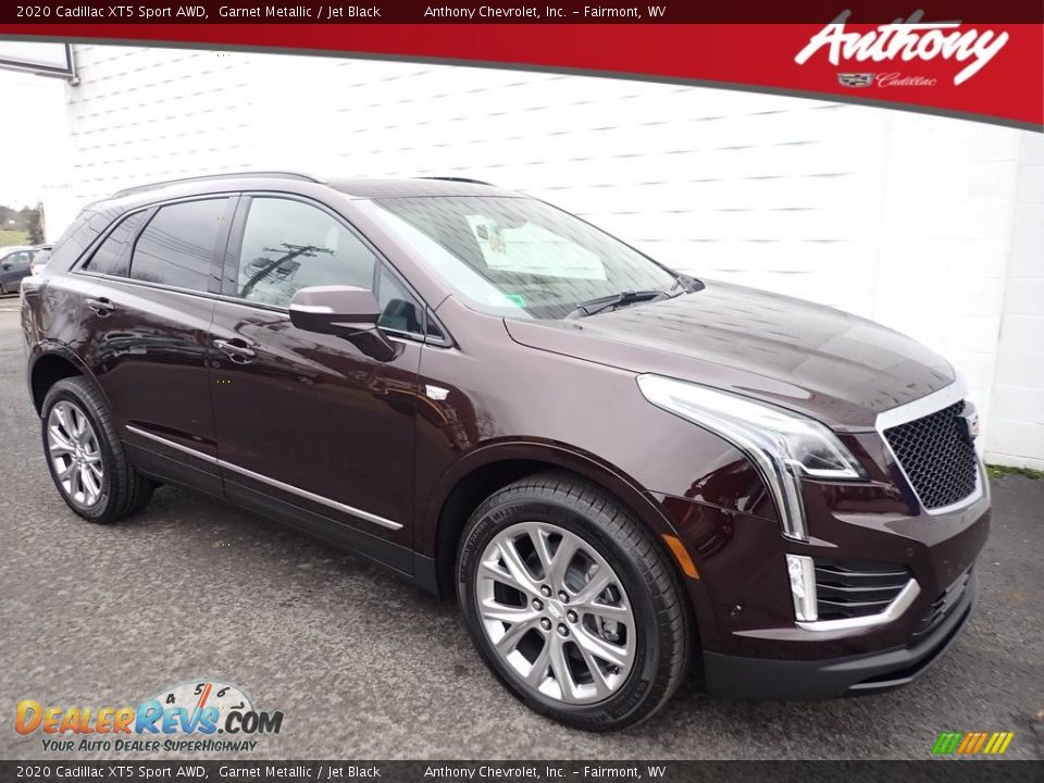 2020 Cadillac XT5 Sport AWD Garnet Metallic / Jet Black Photo #1