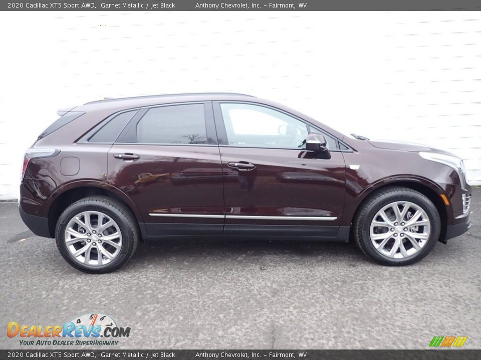 Garnet Metallic 2020 Cadillac XT5 Sport AWD Photo #3