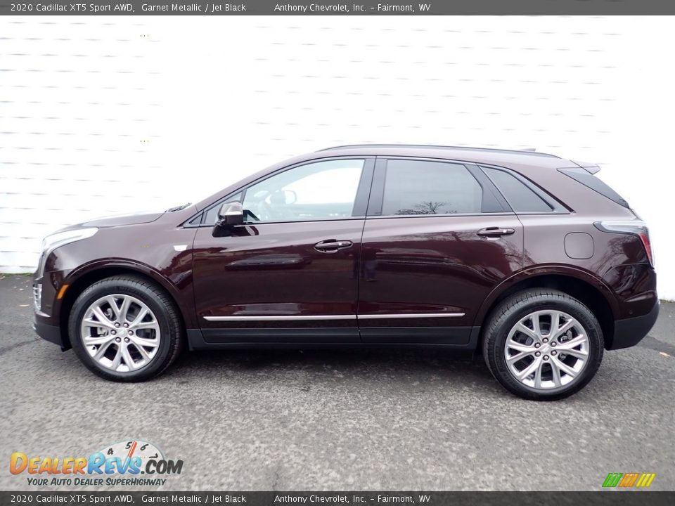 Garnet Metallic 2020 Cadillac XT5 Sport AWD Photo #4