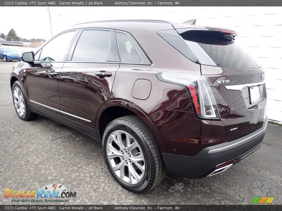 Garnet Metallic 2020 Cadillac XT5 Sport AWD Photo #6