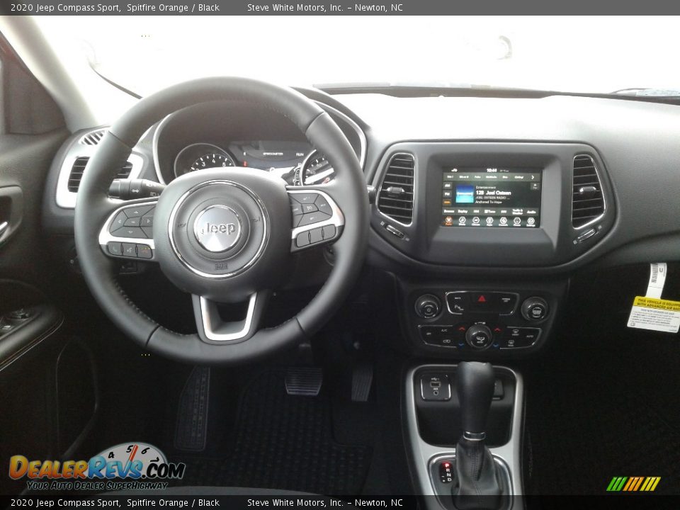 2020 Jeep Compass Sport Spitfire Orange / Black Photo #13