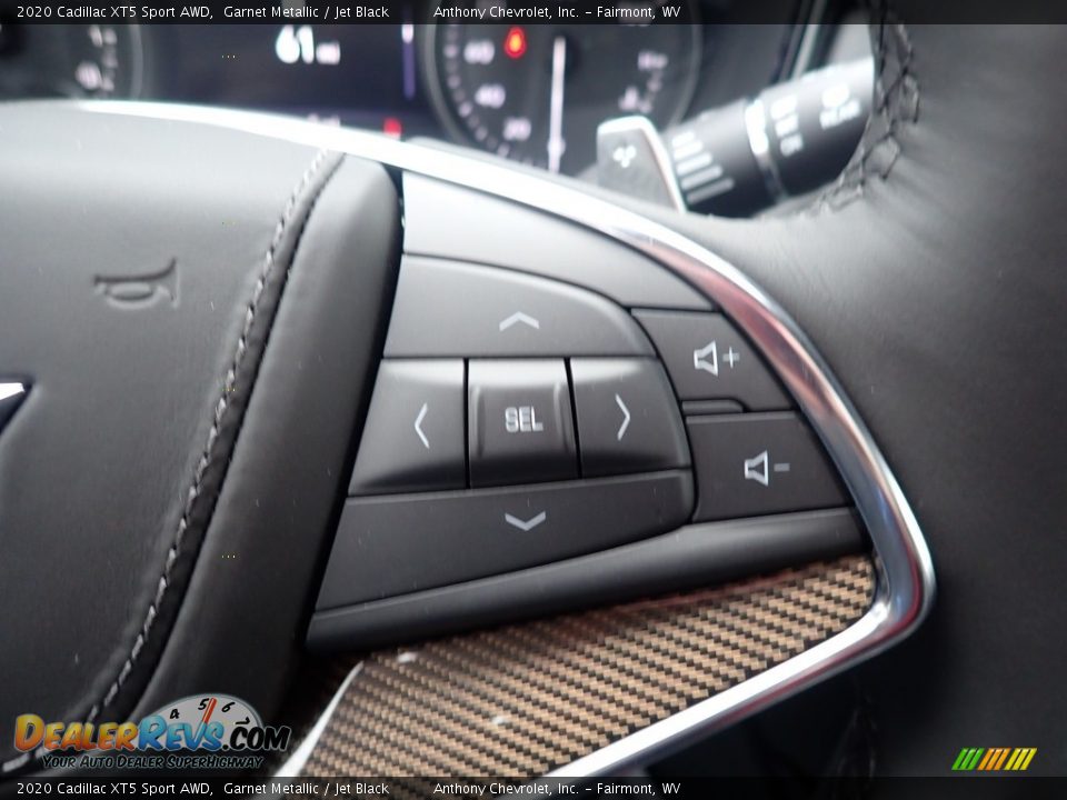 2020 Cadillac XT5 Sport AWD Garnet Metallic / Jet Black Photo #17