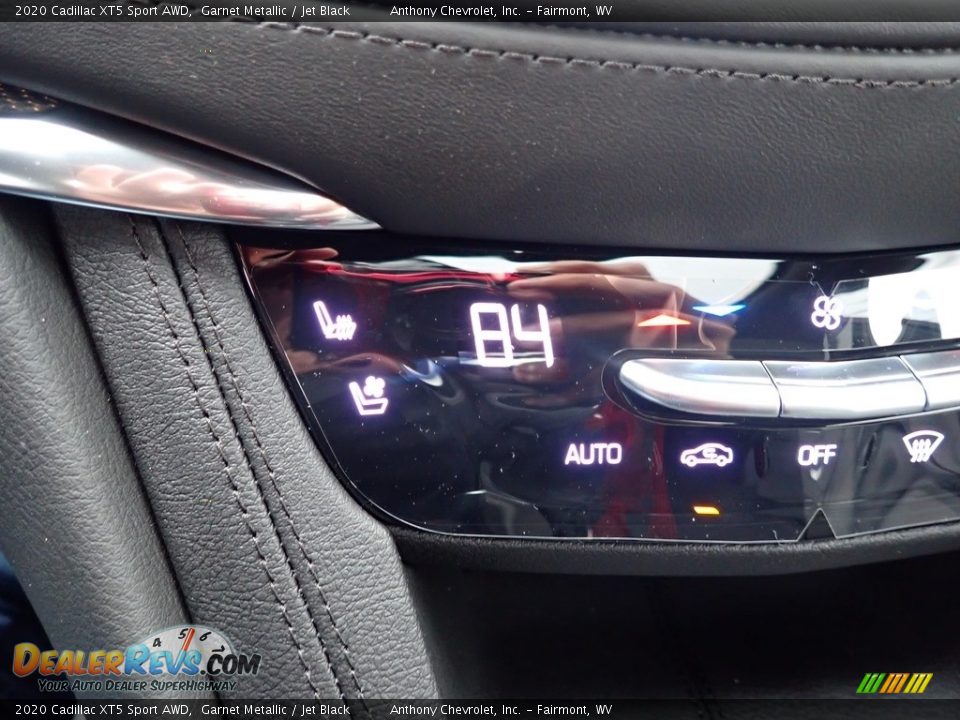 2020 Cadillac XT5 Sport AWD Garnet Metallic / Jet Black Photo #19