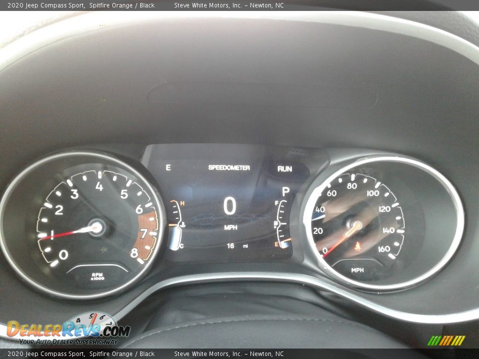 2020 Jeep Compass Sport Spitfire Orange / Black Photo #21