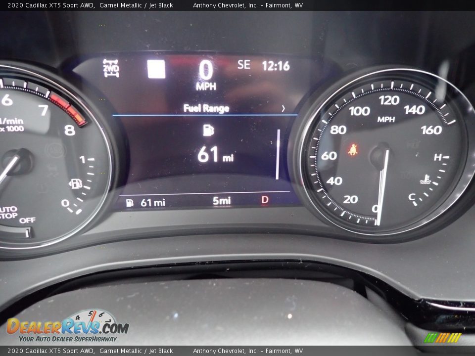 2020 Cadillac XT5 Sport AWD Garnet Metallic / Jet Black Photo #20