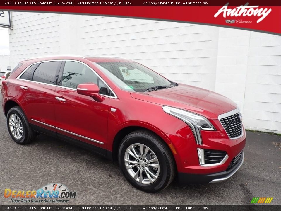 2020 Cadillac XT5 Premium Luxury AWD Red Horizon Tintcoat / Jet Black Photo #1