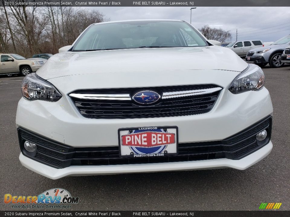2020 Subaru Impreza Premium Sedan Crystal White Pearl / Black Photo #2