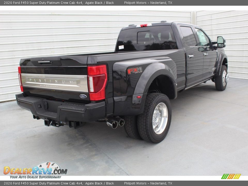 2020 Ford F450 Super Duty Platinum Crew Cab 4x4 Agate Black / Black Photo #8