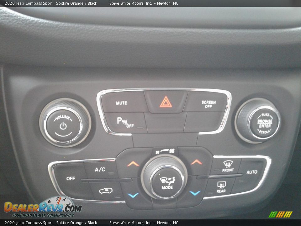 2020 Jeep Compass Sport Spitfire Orange / Black Photo #25