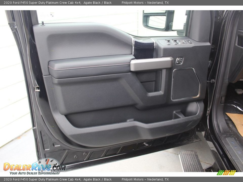 2020 Ford F450 Super Duty Platinum Crew Cab 4x4 Agate Black / Black Photo #9