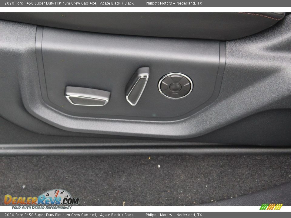 2020 Ford F450 Super Duty Platinum Crew Cab 4x4 Agate Black / Black Photo #11