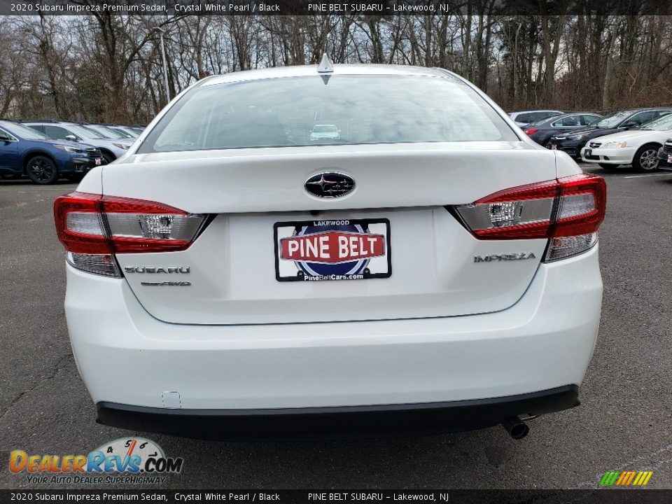 2020 Subaru Impreza Premium Sedan Crystal White Pearl / Black Photo #5