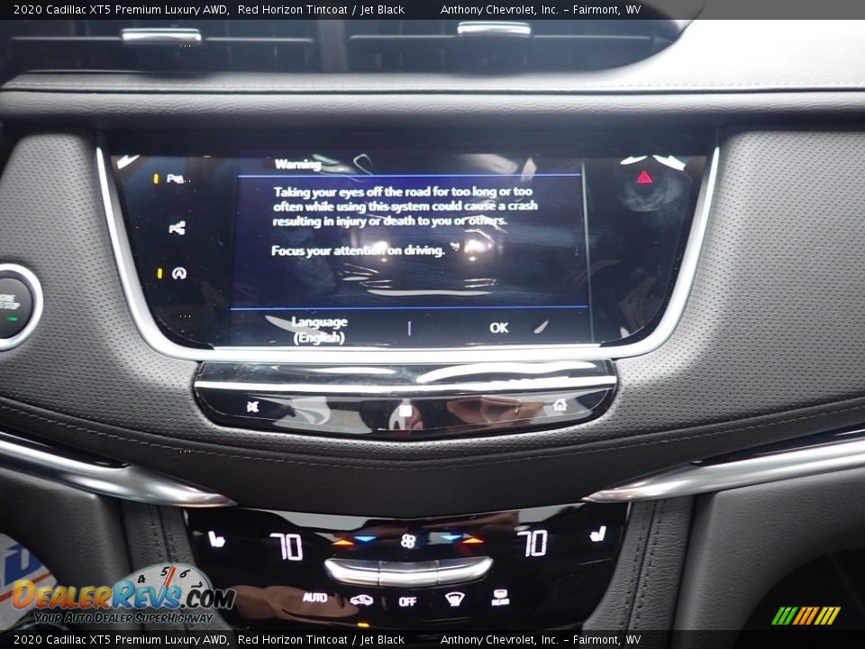 2020 Cadillac XT5 Premium Luxury AWD Red Horizon Tintcoat / Jet Black Photo #14