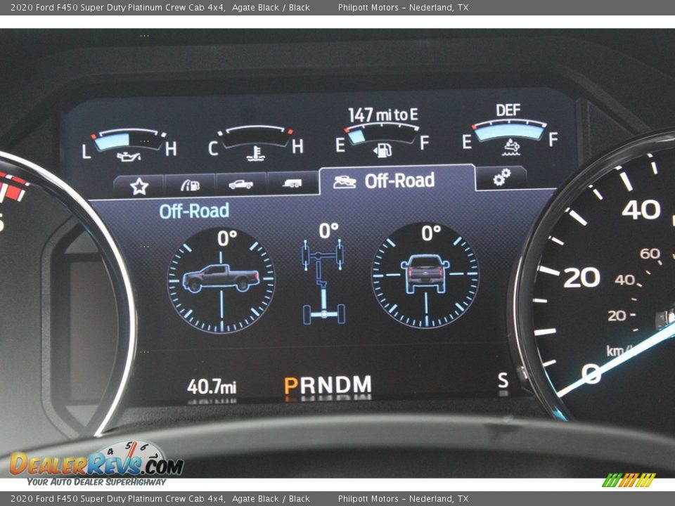 2020 Ford F450 Super Duty Platinum Crew Cab 4x4 Agate Black / Black Photo #17