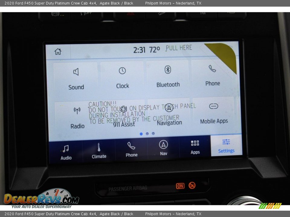 2020 Ford F450 Super Duty Platinum Crew Cab 4x4 Agate Black / Black Photo #18