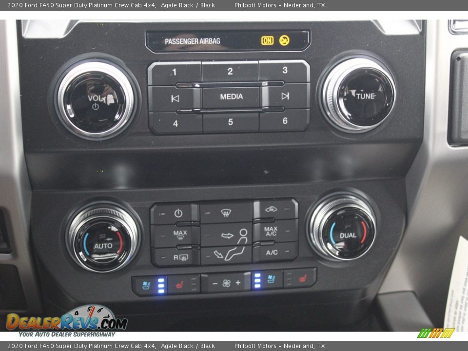 2020 Ford F450 Super Duty Platinum Crew Cab 4x4 Agate Black / Black Photo #19