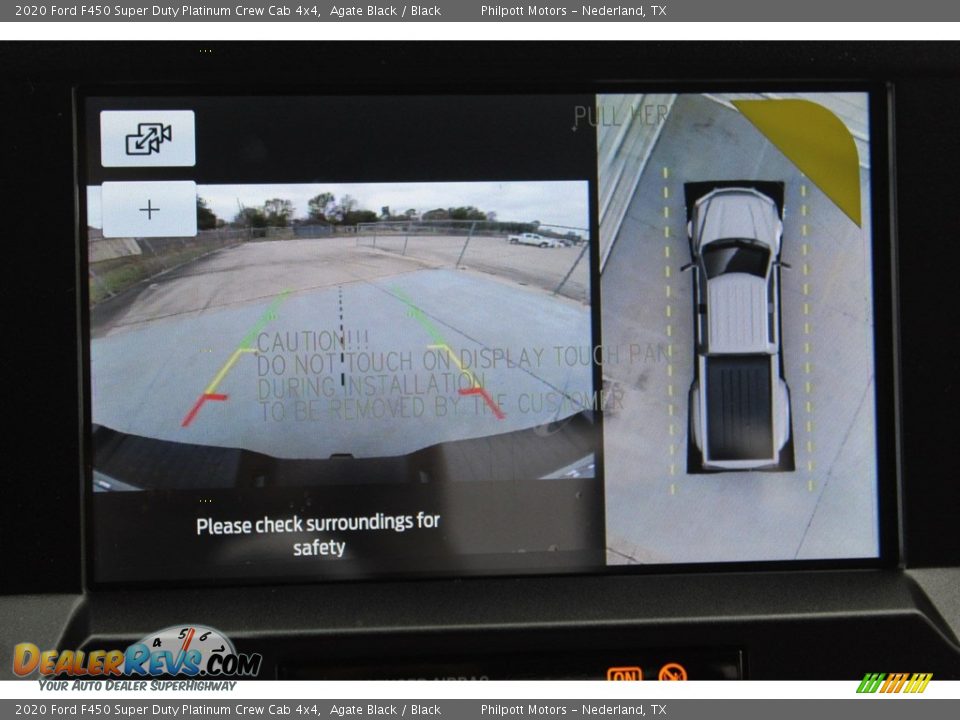 2020 Ford F450 Super Duty Platinum Crew Cab 4x4 Agate Black / Black Photo #21