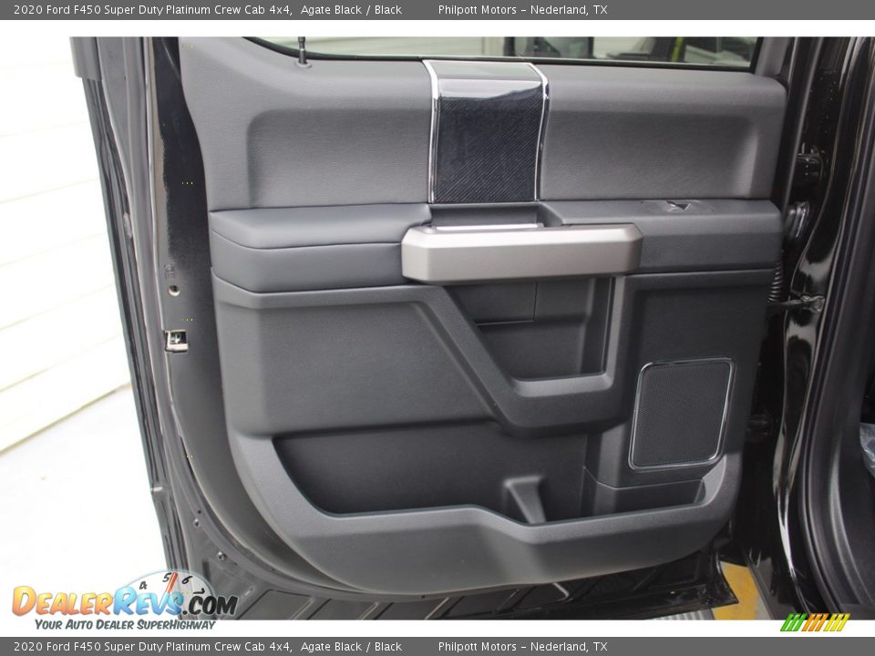 2020 Ford F450 Super Duty Platinum Crew Cab 4x4 Agate Black / Black Photo #22