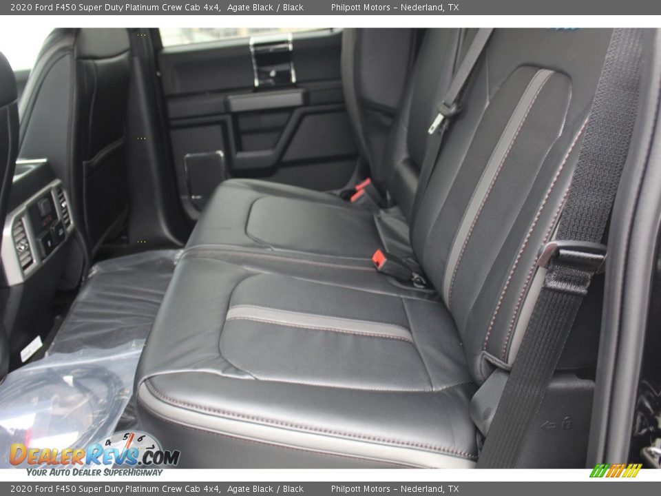 2020 Ford F450 Super Duty Platinum Crew Cab 4x4 Agate Black / Black Photo #23