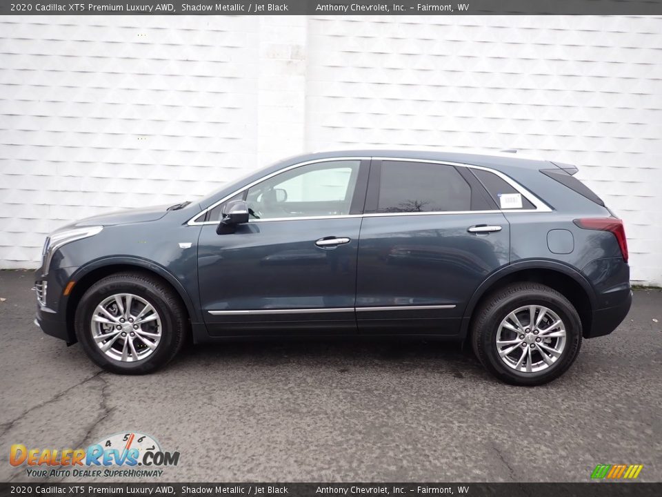Shadow Metallic 2020 Cadillac XT5 Premium Luxury AWD Photo #3