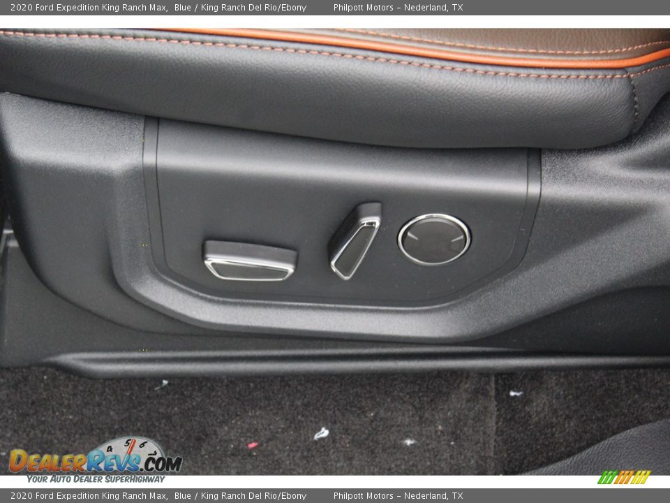 2020 Ford Expedition King Ranch Max Blue / King Ranch Del Rio/Ebony Photo #11