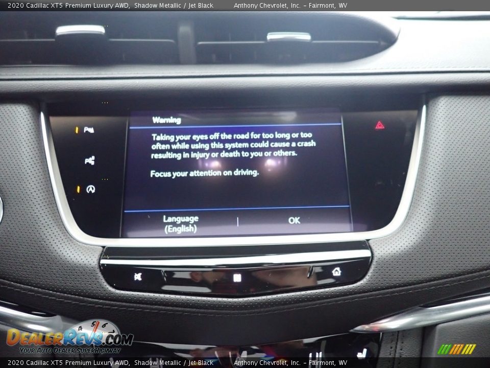 2020 Cadillac XT5 Premium Luxury AWD Shadow Metallic / Jet Black Photo #18