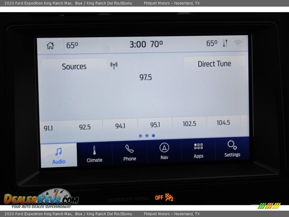 2020 Ford Expedition King Ranch Max Blue / King Ranch Del Rio/Ebony Photo #18