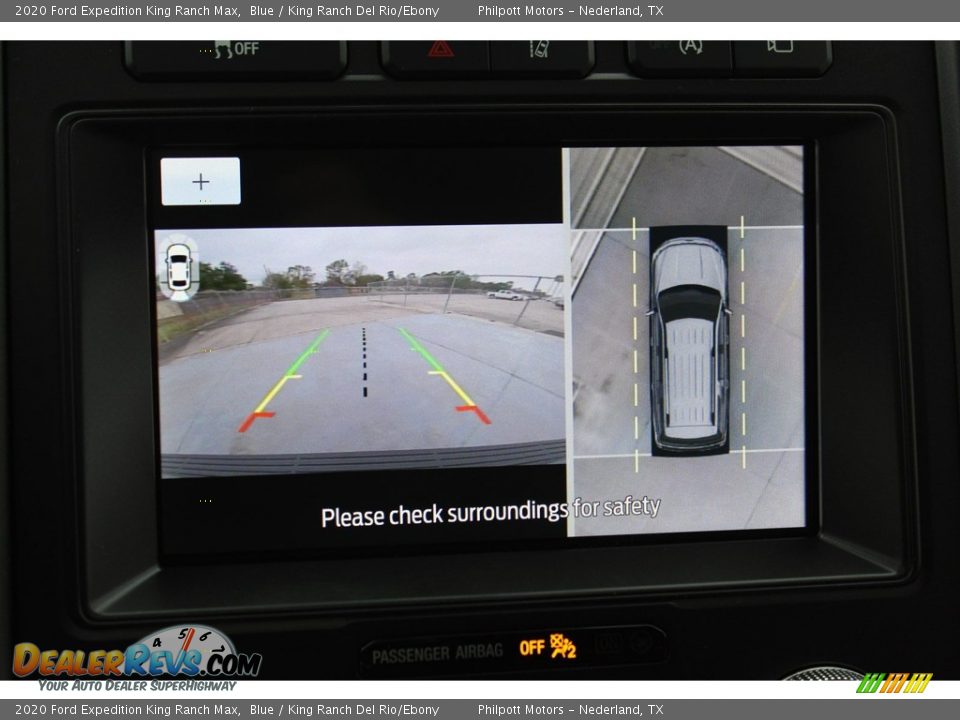 2020 Ford Expedition King Ranch Max Blue / King Ranch Del Rio/Ebony Photo #21