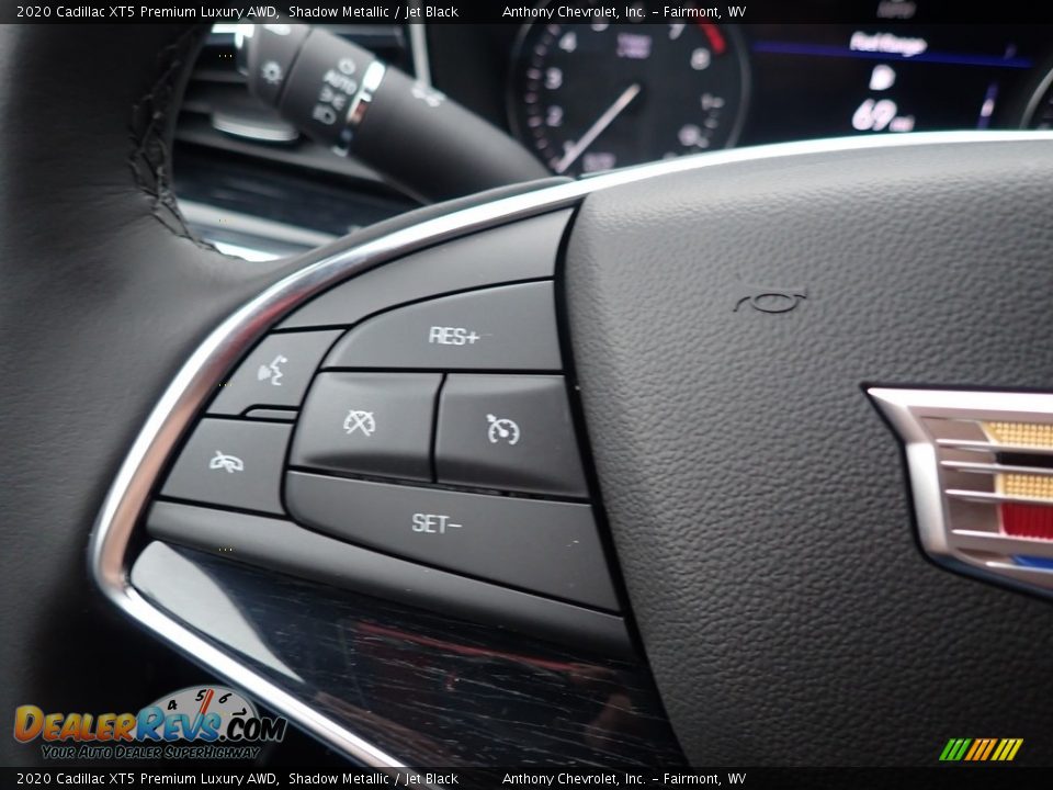 2020 Cadillac XT5 Premium Luxury AWD Shadow Metallic / Jet Black Photo #17