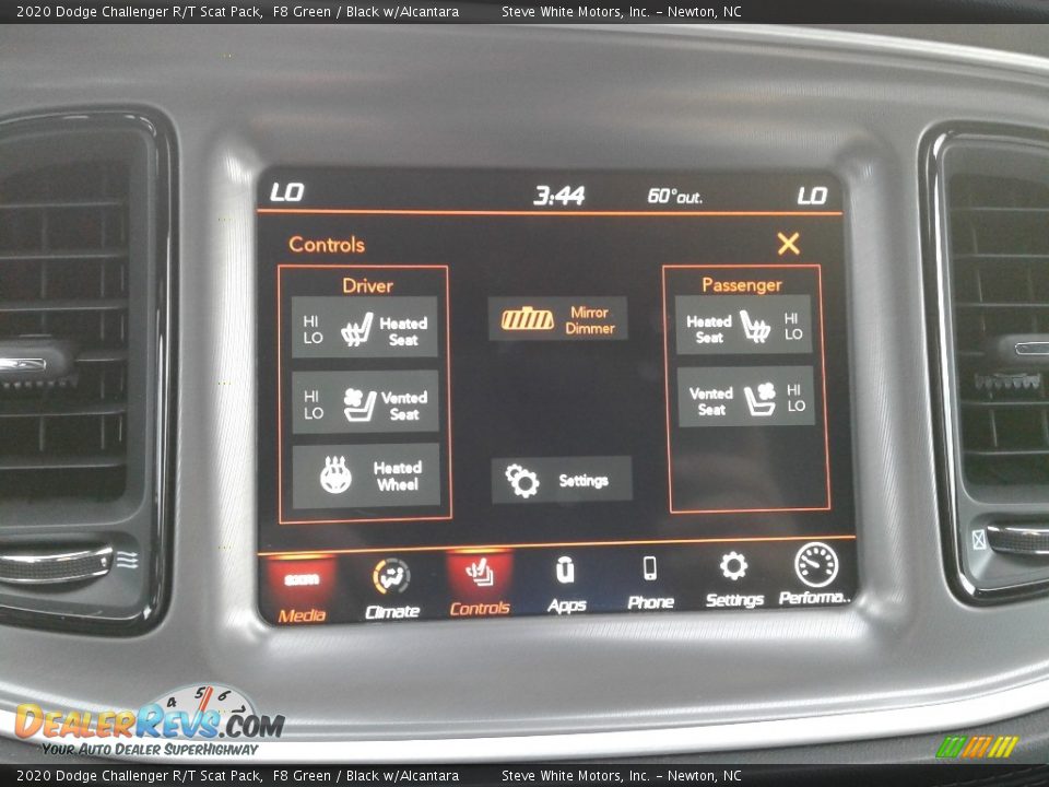 Controls of 2020 Dodge Challenger R/T Scat Pack Photo #23