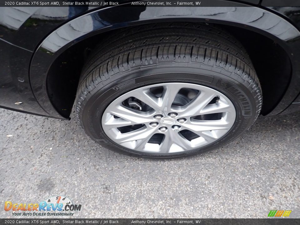 2020 Cadillac XT6 Sport AWD Stellar Black Metallic / Jet Black Photo #7