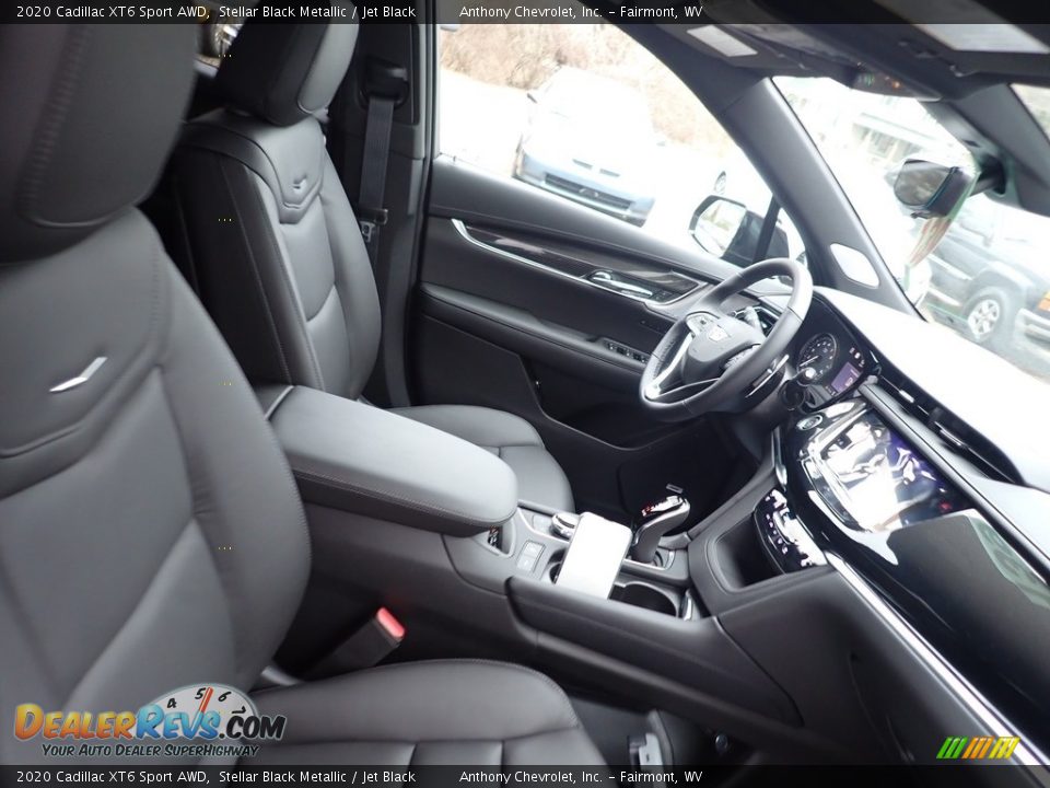 2020 Cadillac XT6 Sport AWD Stellar Black Metallic / Jet Black Photo #9