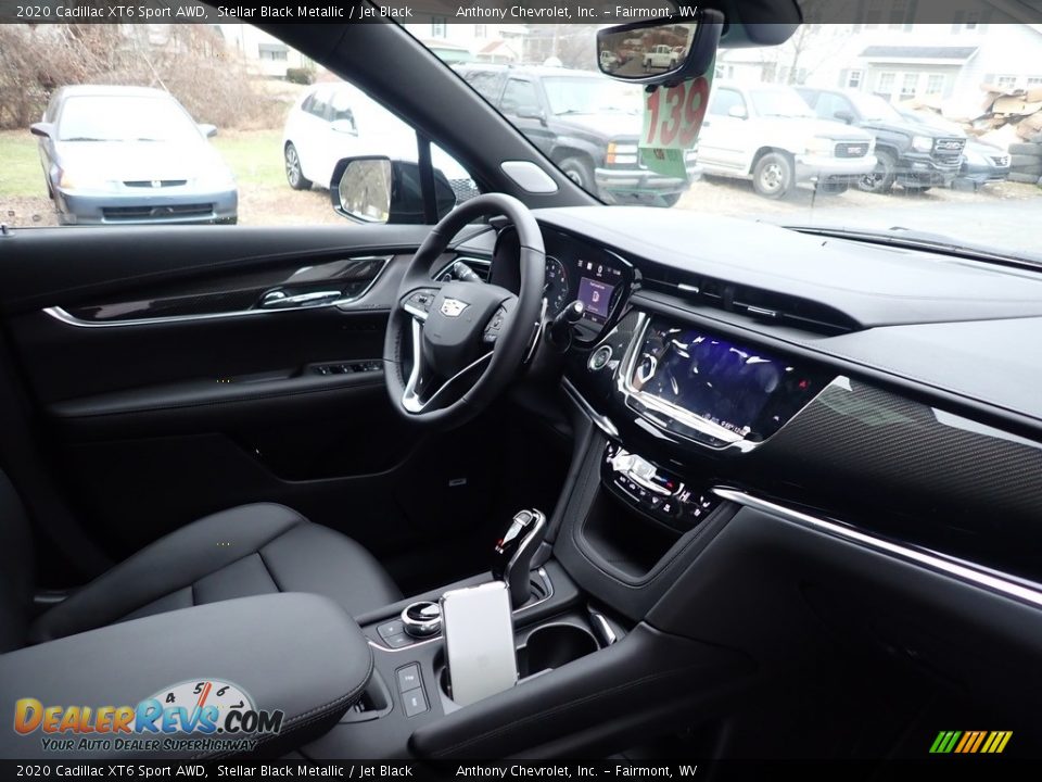 2020 Cadillac XT6 Sport AWD Stellar Black Metallic / Jet Black Photo #10