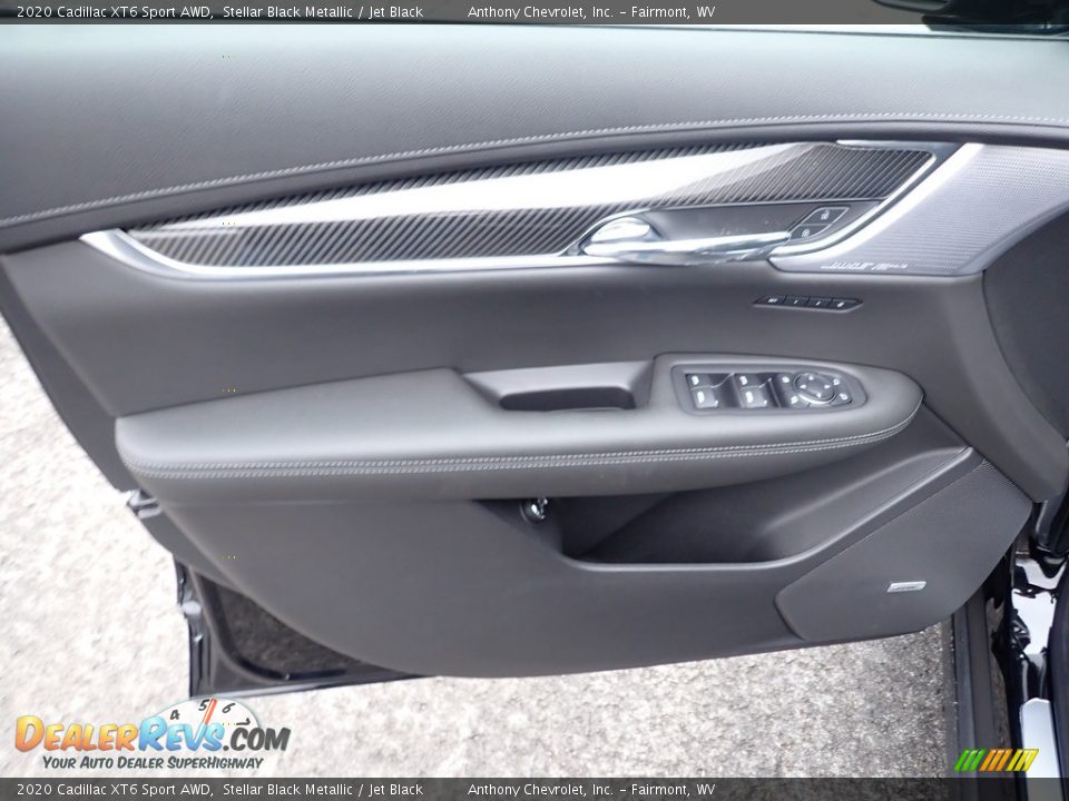 2020 Cadillac XT6 Sport AWD Stellar Black Metallic / Jet Black Photo #11
